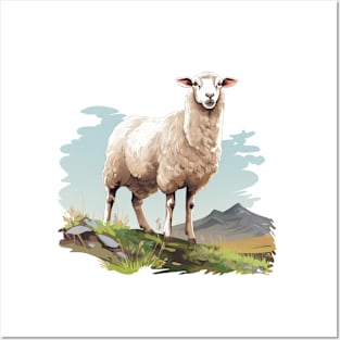 White Sheep Posters and Art